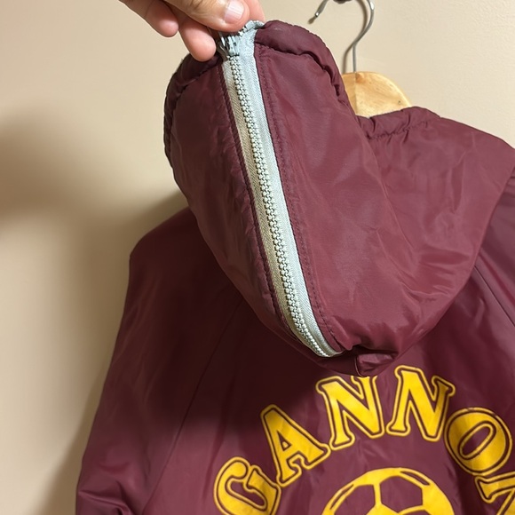 Vintage hooded varsity jacket - Picture 6 of 9